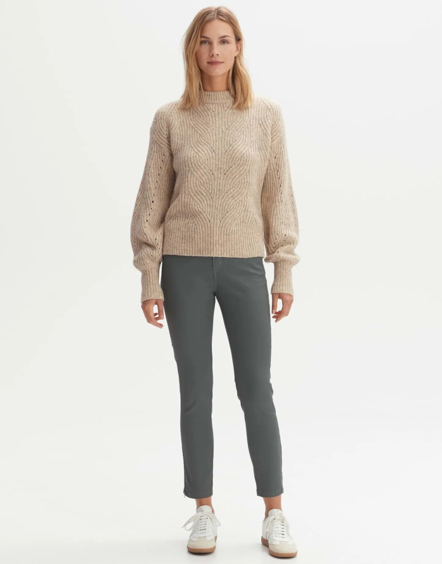 Frau someday Fashion Broeken>Coated Jeans Emily Zip