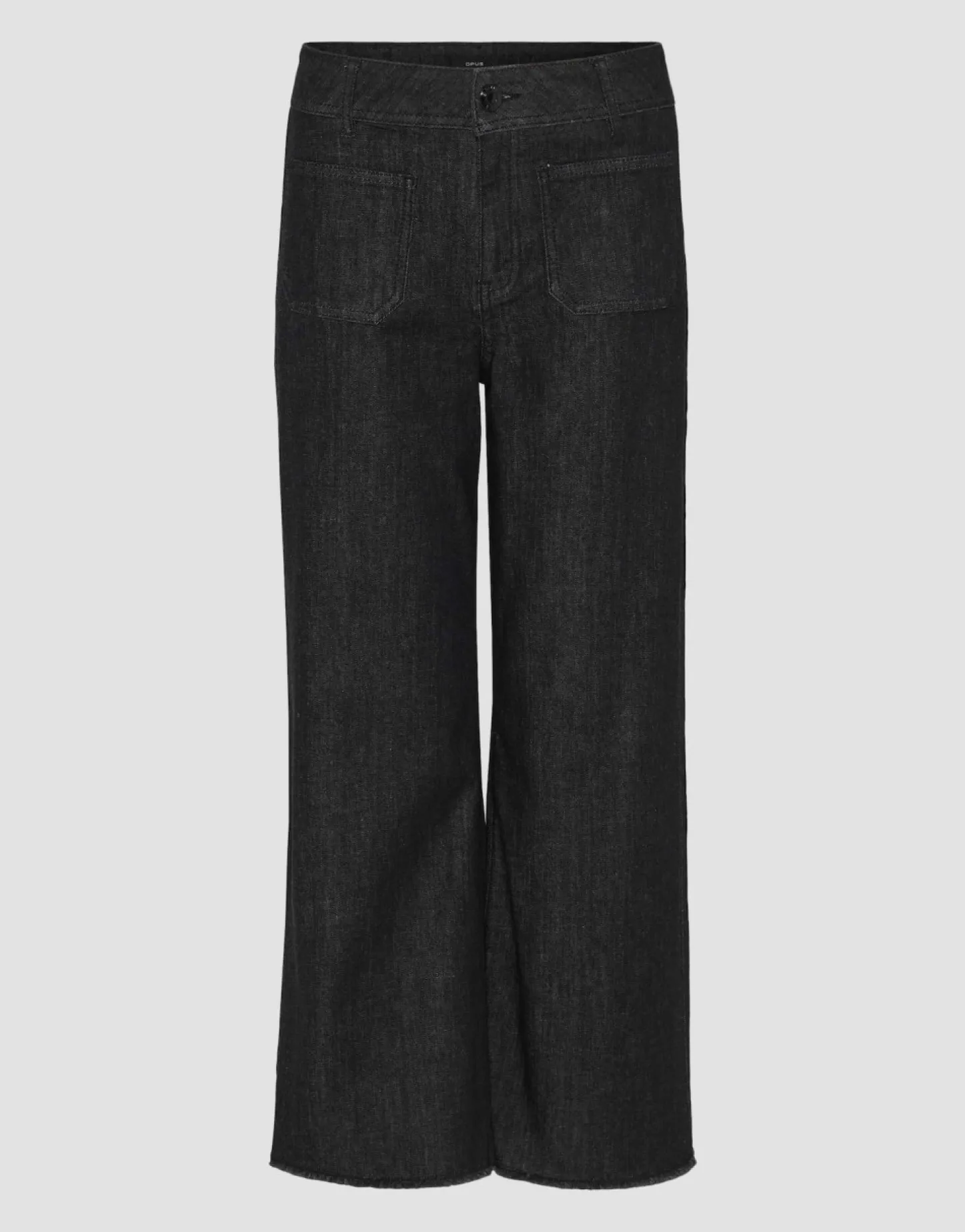 Frau someday Fashion Jeans>Cropped Wide Jeans Macona Black