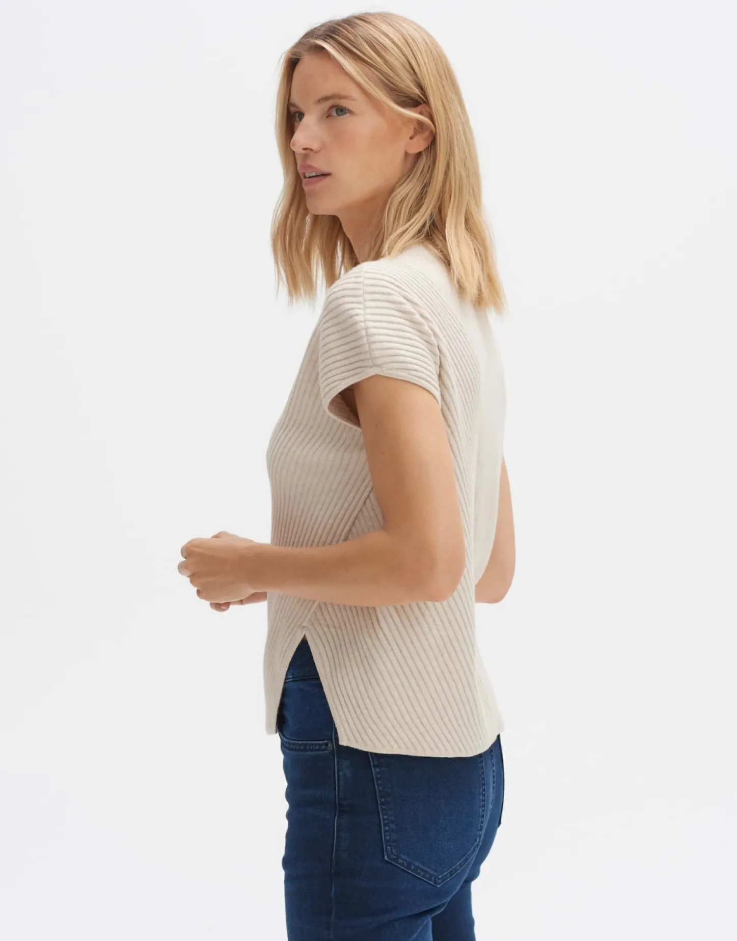 Frau someday Fashion Gebreide Items>Gebreid T-Shirt Palimi