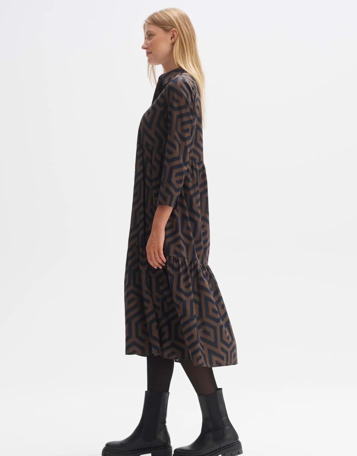 Frau someday Fashion Jurken Rokken>Midi Jurk Werano