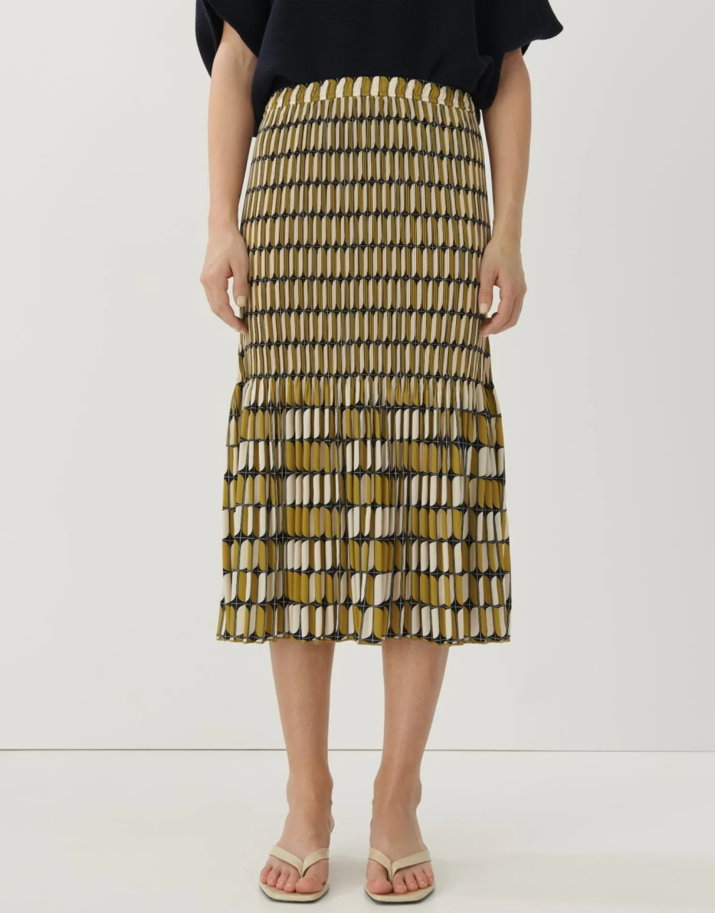 Frau someday Fashion Jurken Rokken>Plissu00E9Rok Onora Chain